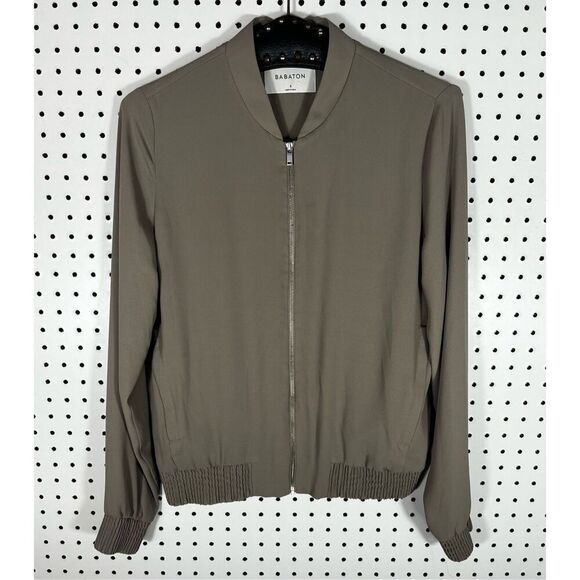 Babaton Aritzia crepe zip up bomber jacket size S - Picture 1 of 8